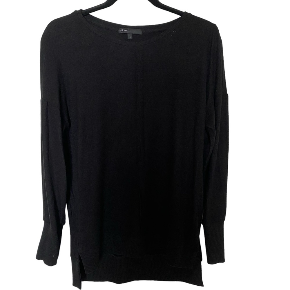 3/$25 Gibson Black Women’s High Low Sweater Size Small - Picture 4 of 9